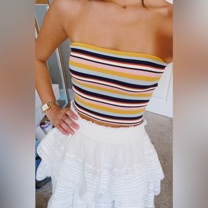 PACSUN STRIPED TUBE TOP